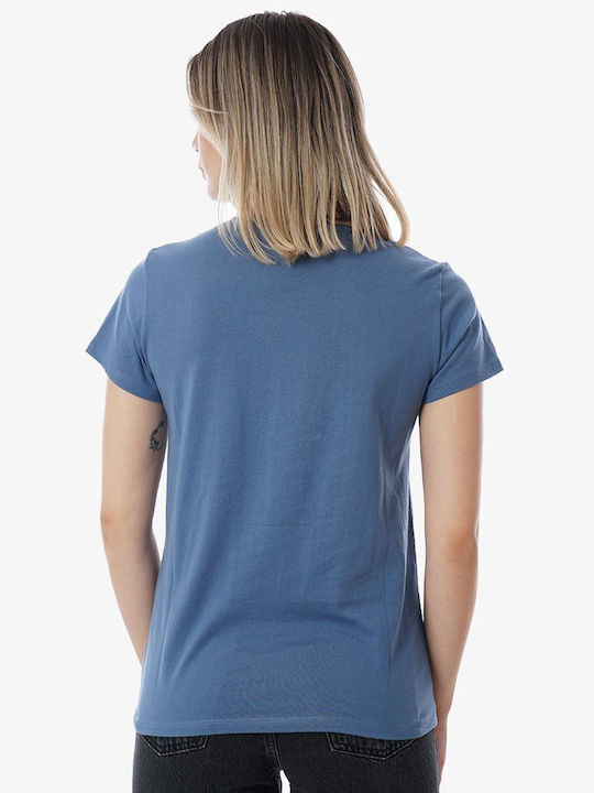 Levi's Damen T-Shirt Tierdruck Blau