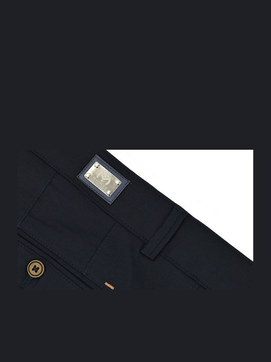 Trousers Suit in Slim Fit Navy Blue