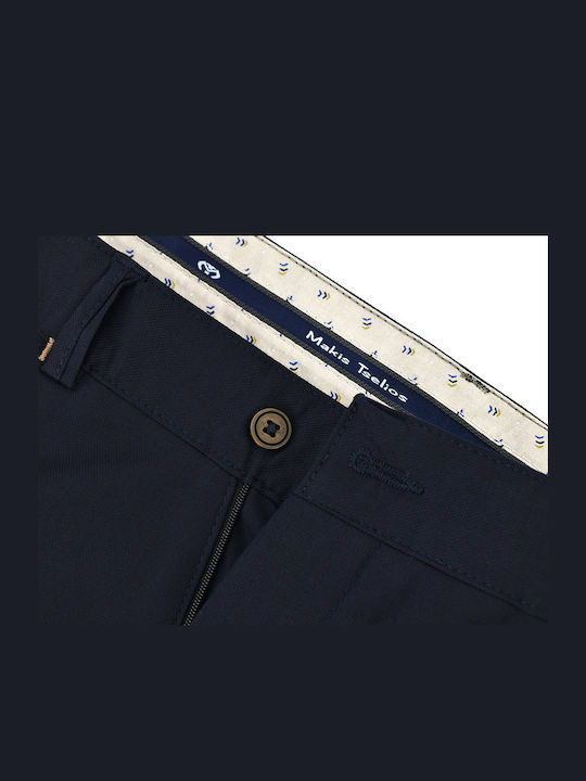 Trousers Suit in Slim Fit Navy Blue
