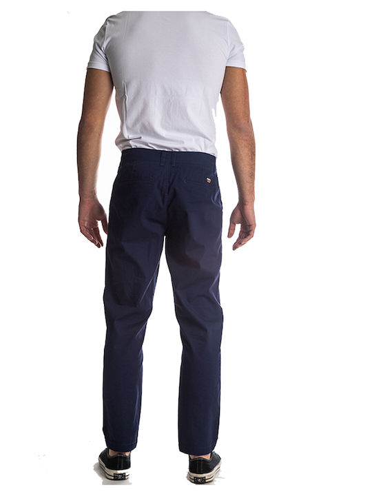 Paco & Co Men's Chino Trousers Navy Blue