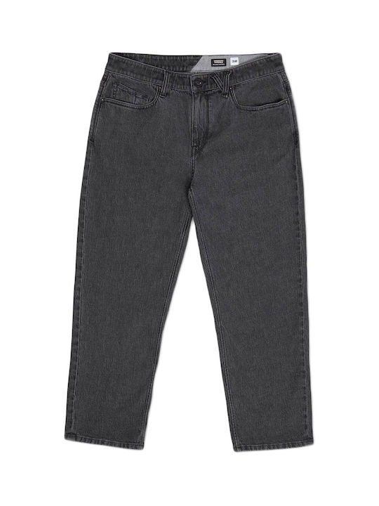 Fa Modown Ανδρικό Παντελόνι Τζιν με Loose Tapered Εφαρμογή Stoney Black