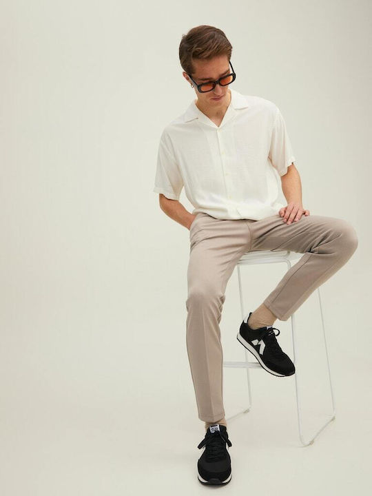 Pantaloni Chino Elastic Bej