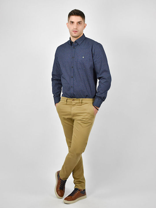 RW03-00003 Pantalon Bărbați Chino Skinny Fit Bej