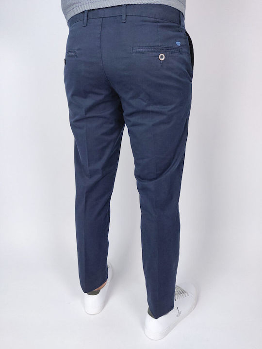 Lcdn Men's Trousers Chino in Slim Fit Navy Blue