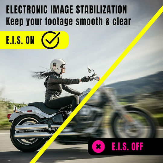 Exprotrek E68 Cameră de Acțiune 4K Ultra HD Subacvatică (cu Carcasă) cu Ecran și Wi-Fi Neagră