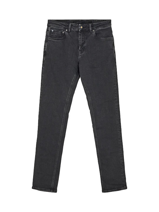 Jones Men's Elastic Jeans Pants with Regular Fit Black