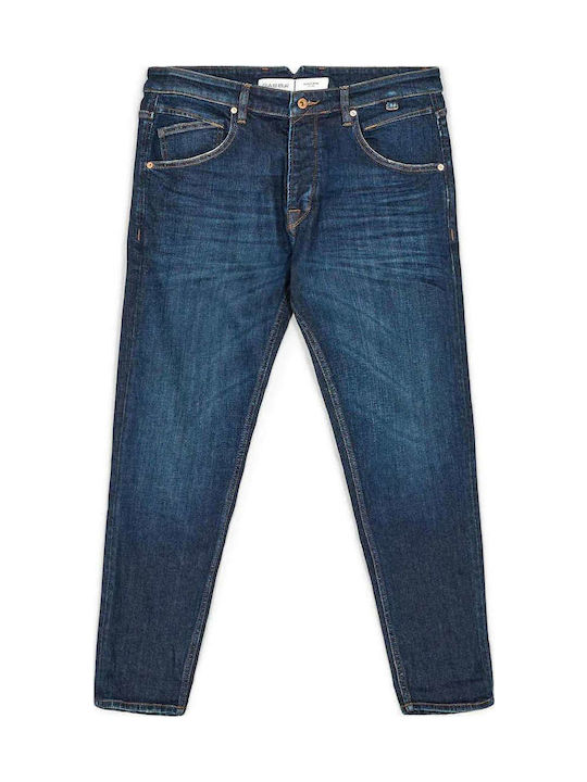 Alex Ανδρικό Παντελόνι Τζιν με Regular Εφαρμογή Mid Blue Denim
