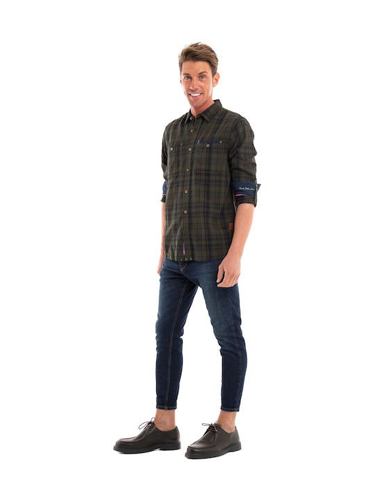 Alex Ανδρικό Παντελόνι Τζιν με Regular Εφαρμογή Mid Blue Denim