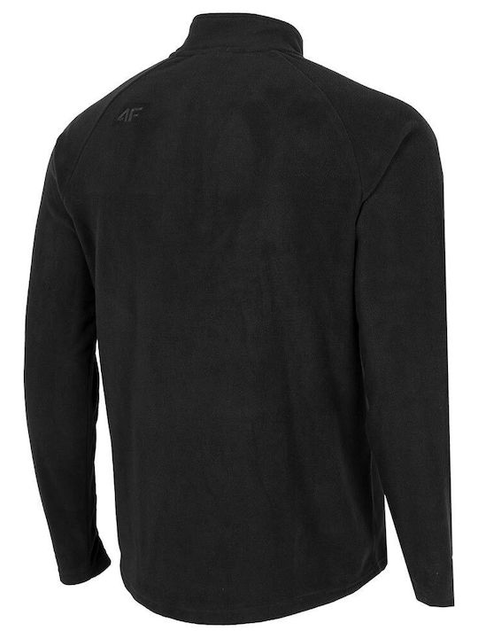 4F Herren Thermo Langarmshirt Schwarz