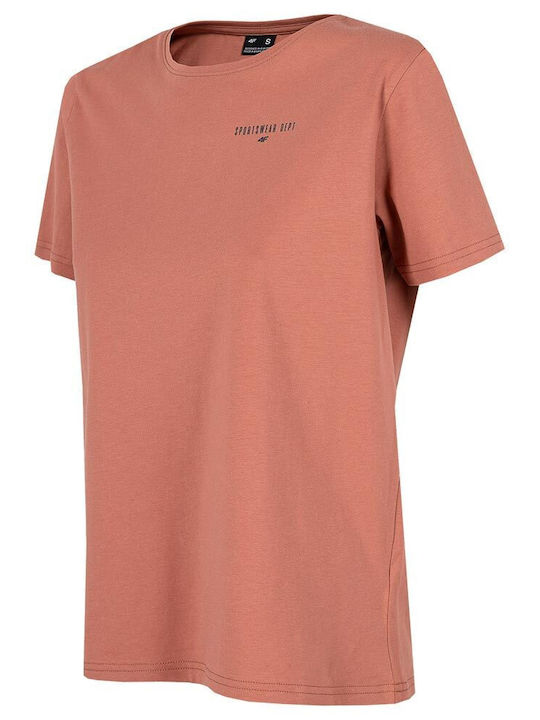 4F Damen Oversized T-Shirt Orange