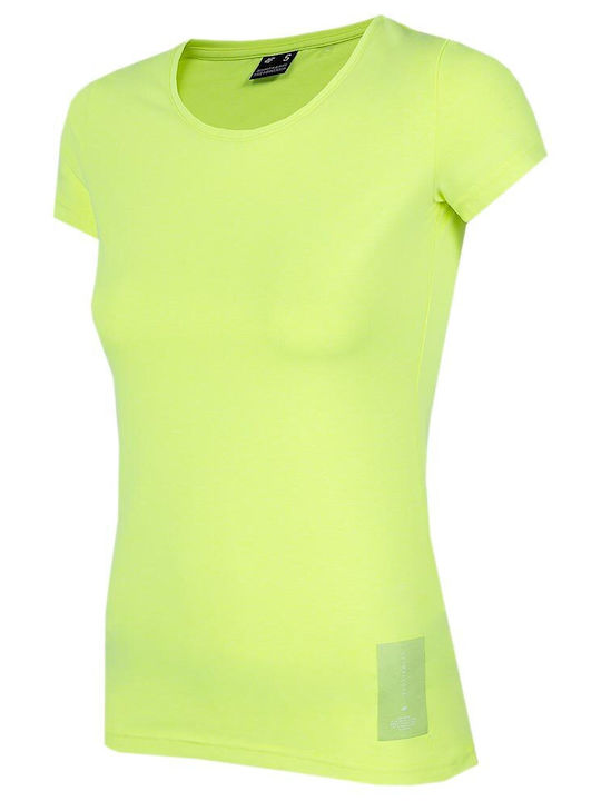 4F Damen T-shirt Grün