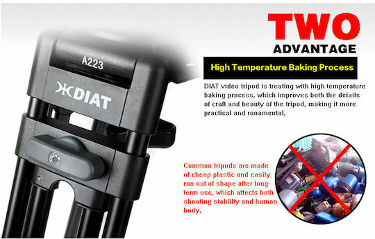 Diat Diat TV100 Kit Video Tripod