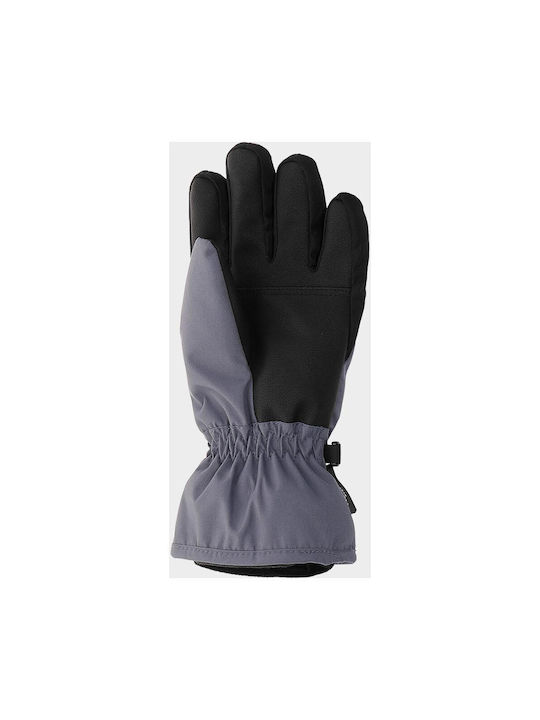 4F Kids Ski & Snowboard Gloves Gray