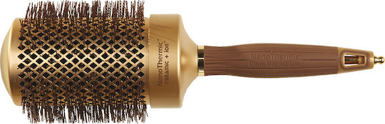 Olivia Garden Nanothermic C+ I Βούρτσα Μαλλιών Χρυσή 64mm
