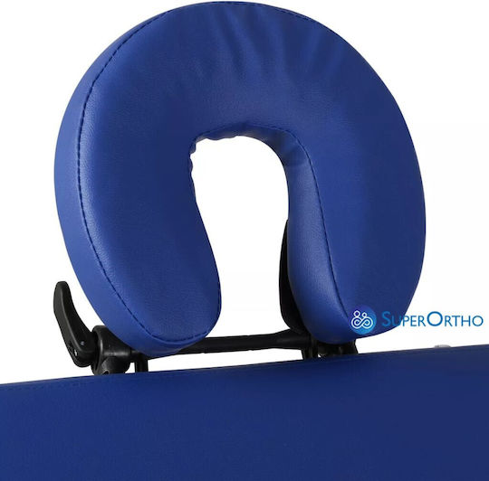 SuperOrtho Pro_2 Physiotherapy Bed Portable Foldable Blue Wooden 186x71cm