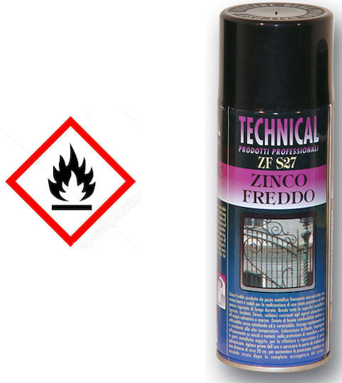Auto Gs Σπρέι Γαλβανισμού Zinco ZF S27 Γκρι 400ml