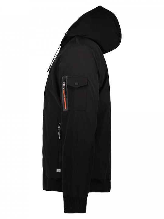 Men's Hooded Hoodie Cars (Black) 60172-CHESHAM