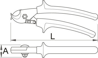 Unior Cable Cutter Electrician Length 170mm