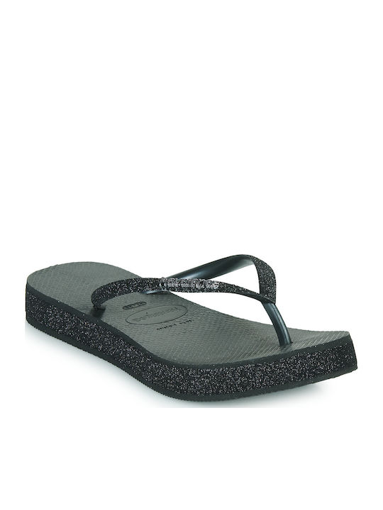 Slim Sparkle Women's Flip Flops Black