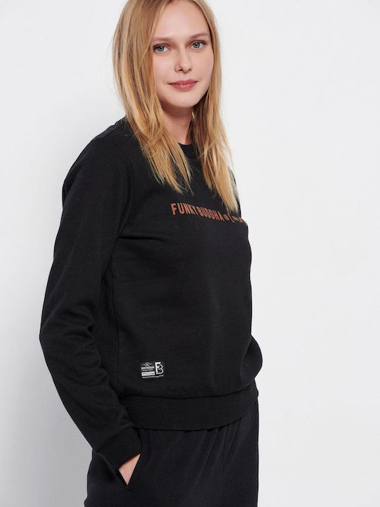 Long Women's Sweatshirt Black