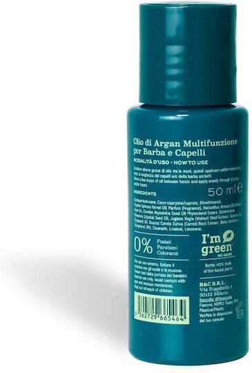 Barberino's Λάδι Περιποίησης για Γένια Argan 50ml