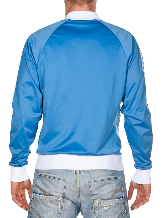 Arena Relax IV Herren Sweatshirt Jacke mit Taschen Hellblau