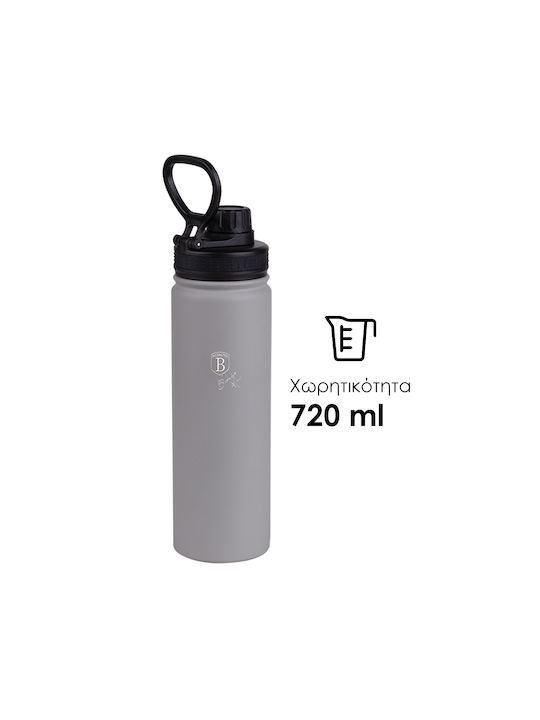 Berlinger Haus Ανοξείδωτο Παγούρι 720ml Ασημί