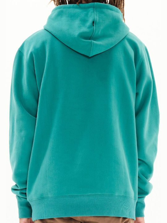 Emerson Men's Sweatshirt with Hood and Pockets Turquoise