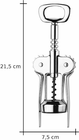 Ghidini Winged Corkscrew & Bottle Opener Art 20