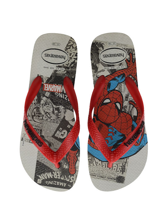 Havaianas Șlapi pentru copii Flip Flops Spider-Man Roșii