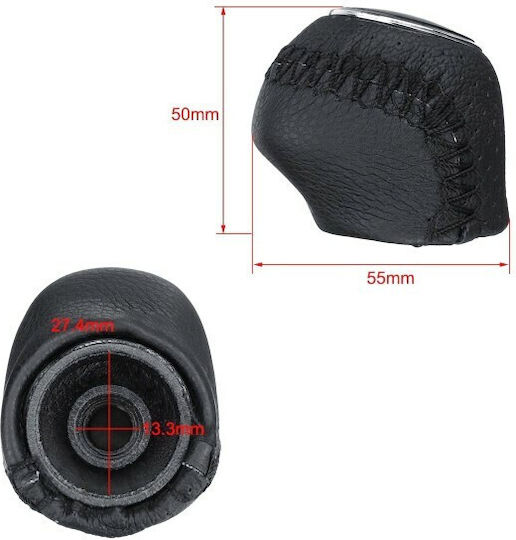 Carman Πόμολο Ταχυτήτων για Citroen Jumper / Fiat Ducato / Peugeot / Boxer Μαύρο