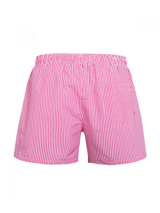 Bluepoint Herren Badebekleidung Shorts Rosa Gestreift