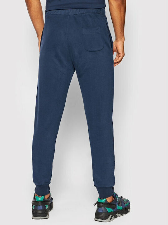 La Martina Men's Sweatpants with Rubber Navy Blue