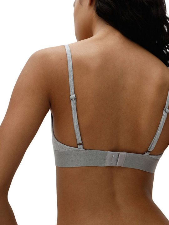 Boss Bralette Σουτιέν Γκρι