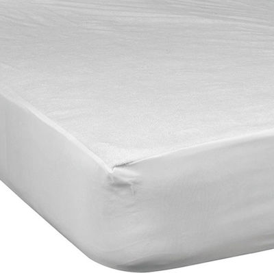 Beauty Home Double Waterproof Terry Mattress Cover Fitted White 2021420000041 140x200+30cm