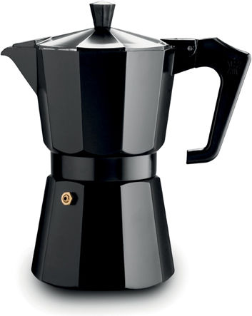 Pezzetti Italexpress Μπρίκι Espresso 6cups Μαύρο
