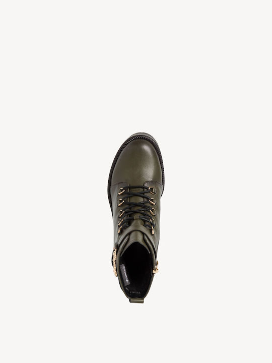 Stiefeletten Damen Khaki