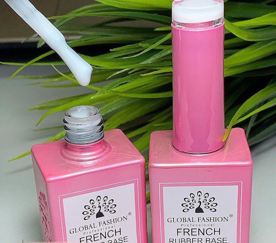 Global Fashion Milk Grundierung für Gel-Nagellacke Gummi 15ml