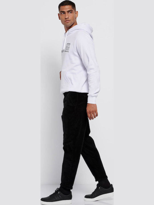 Trousers Elastic in Regular Fit Black