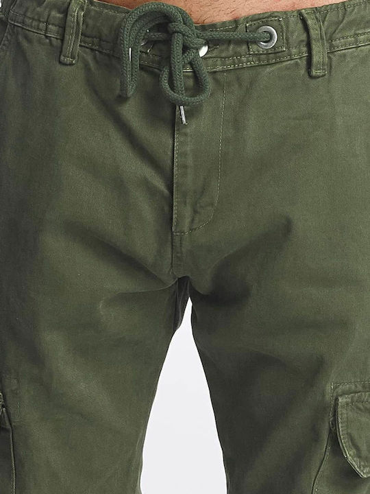 Trousers Cargo Elastic Olive