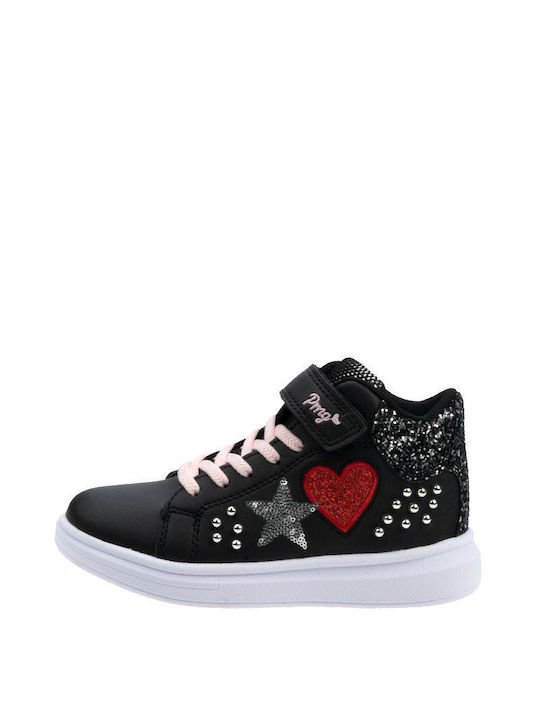 Primigi Kids Sneakers High with Scratch Black