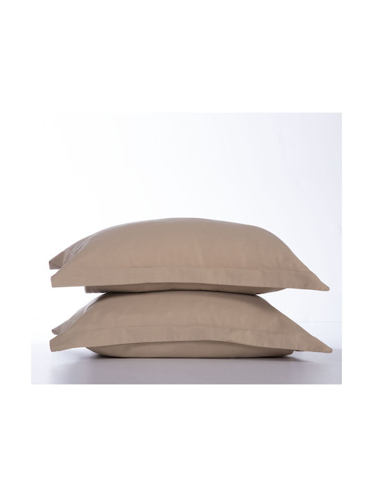 Nef-Nef Homeware Elements Pillowcase Set Oxford Beige 52x72cm. 024611