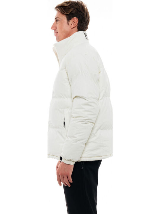 Winter Jacke Puffer Off White