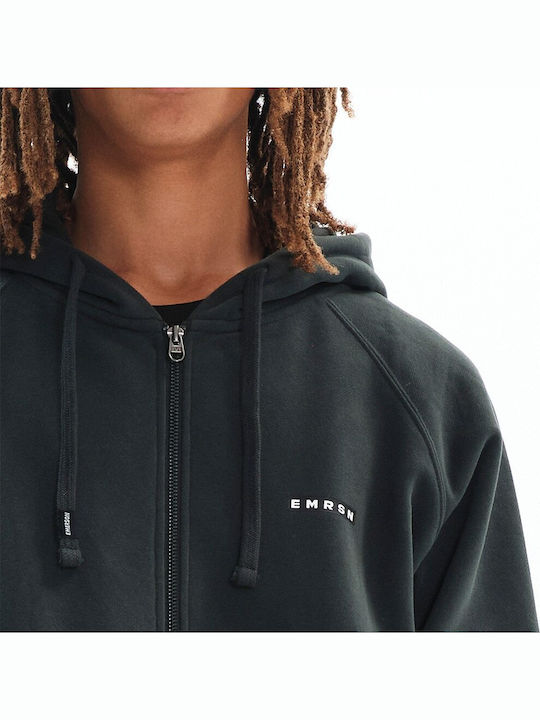 Sweatshirt with Hood Forest Green