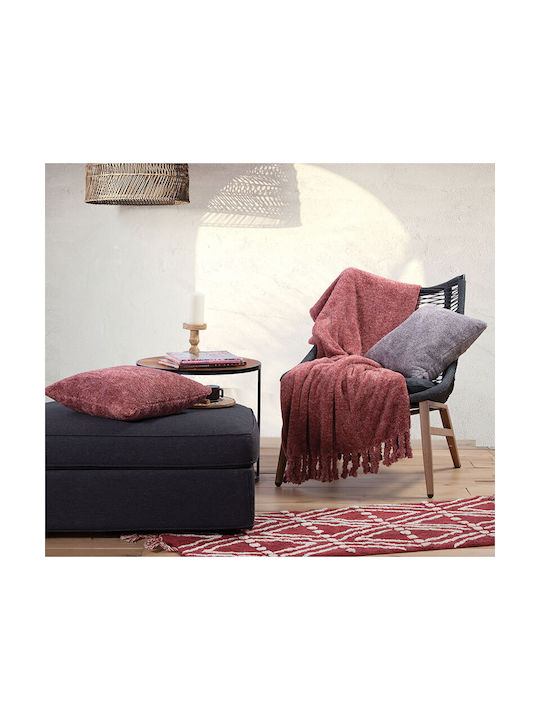 Nef-Nef Homeware Sofa-Kissen Cationing aus Pelz Paprica 45x45cm. 031680