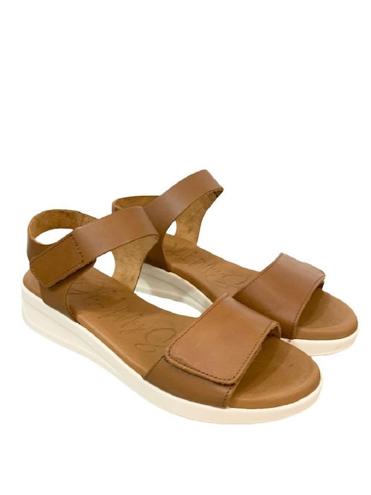 Oh My Sandals Platforme dama Tabac maro