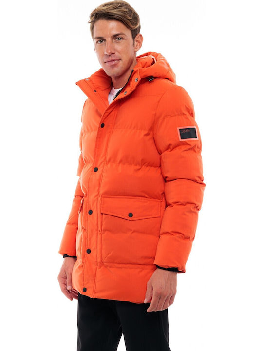 Якето Puffer Оранжево