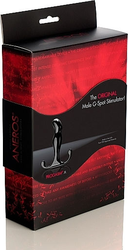 Aneros Progasm Jr Prostate Massager Dop Anal Neagră 11.5cm