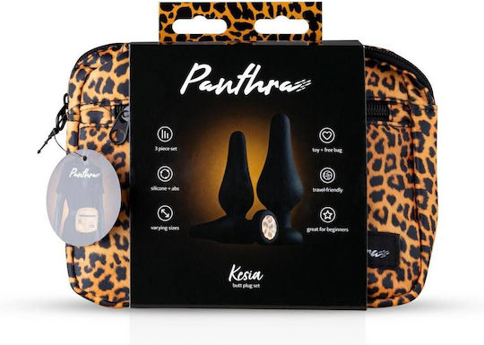 You2Toys Panthra Kesia Πρωκτικές Σφήνες Σετ Μαύρες 3τμχ