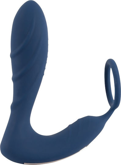 You2Toys Vibrant Inel Cock Silicon cu Ineluri pentru penis Albastru 05948810000